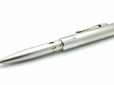 Стальная флешка-ручка "ракета"